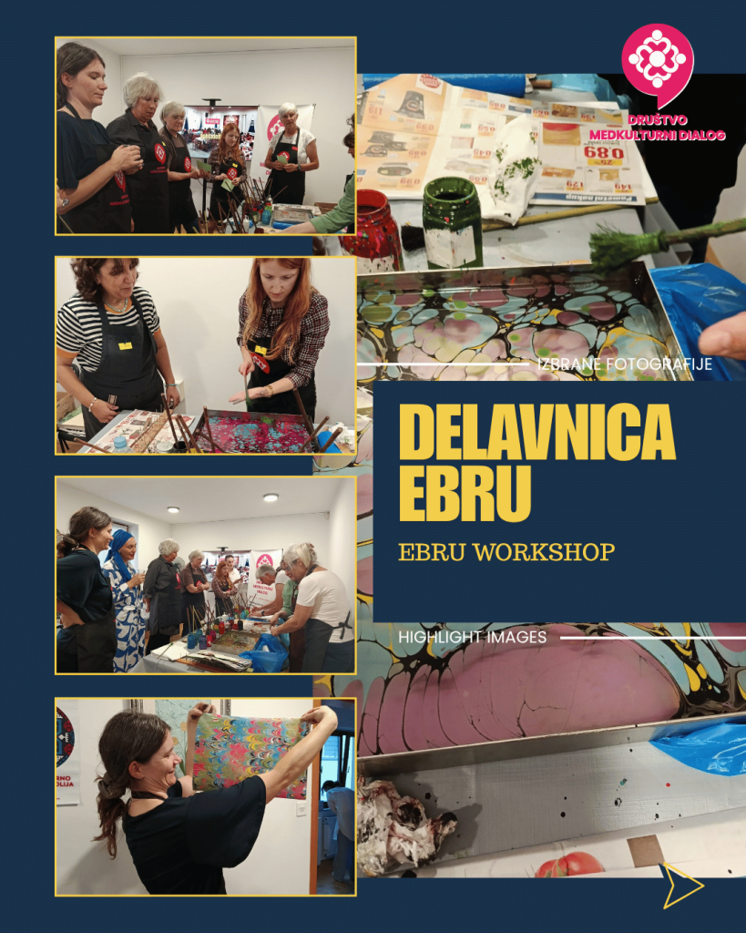Our first Ebru workshop