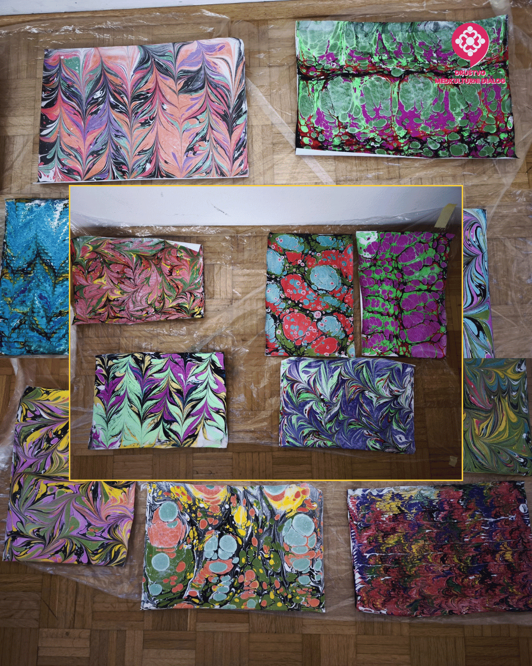 A moment from the Ebru workshop, 14 September 2026 (6)