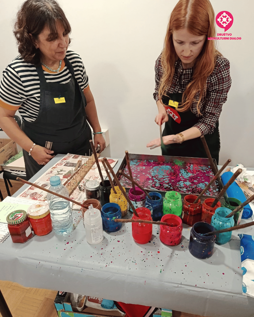 A moment from the Ebru workshop, 14 September 2026 (7)
