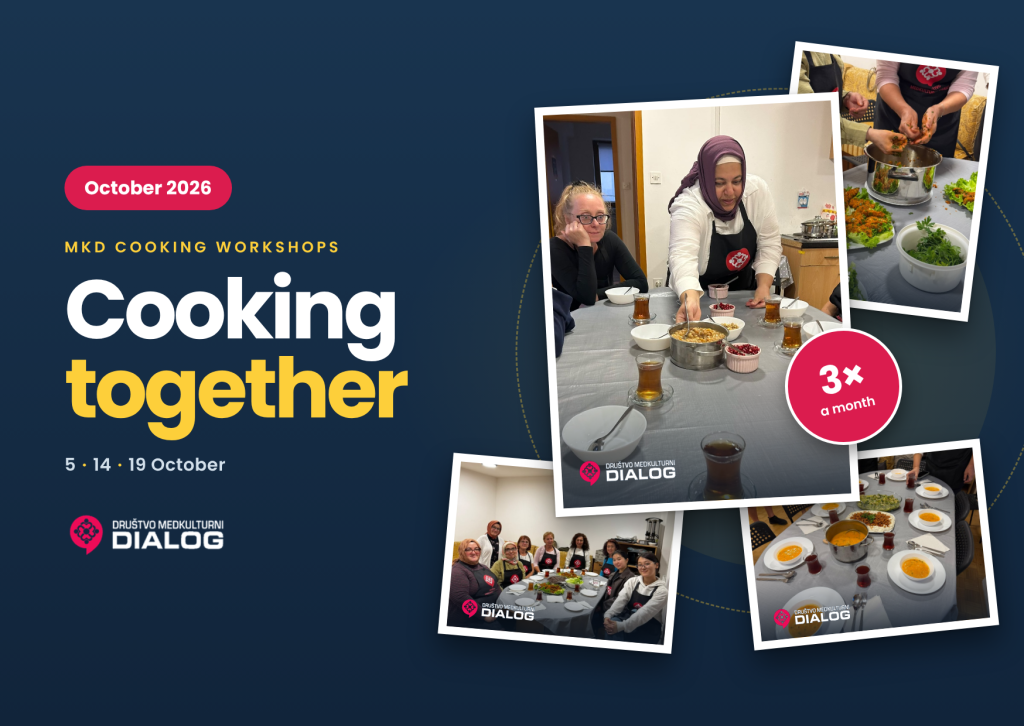 Cooking together: three cooking workshops in October