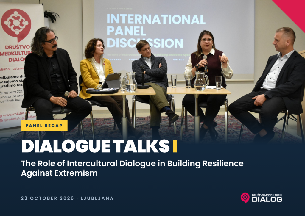 Dialogue Talks I:The Role of Intercultural Dialogue in Building Resilience Against Extremism